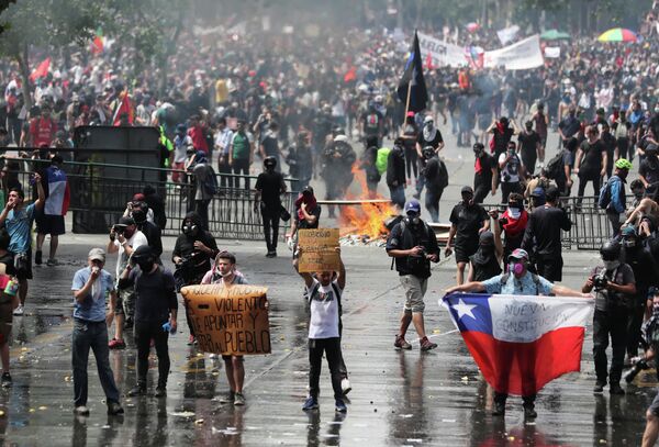 Массовые протесты в Чили Массовые протесты в Чили