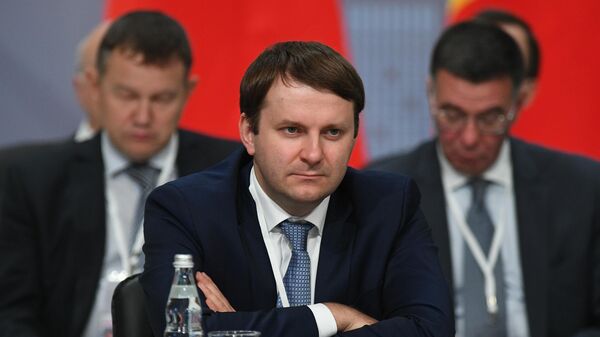 Министр экономического развития РФ Максим Орешкин на заседании Совета глав правительств СНГ Министр экономического развития РФ Максим Орешкин на заседании Совета глав правительств СНГ