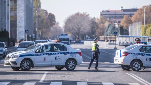 Автомобили милиции в Бишкеке Автомобили милиции в Бишкеке