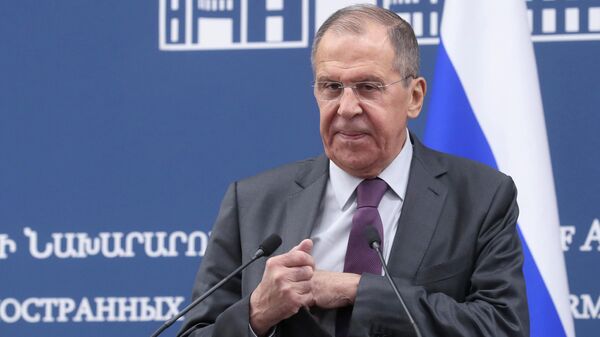 Министр иностранных дел РФ Сергей Лавров во время визита в Ереван Министр иностранных дел РФ Сергей Лавров во время визита в Ереван