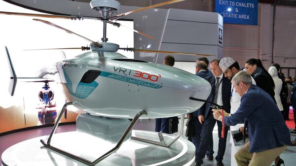 Беспилотный вертолет VRT-300 на международном авиасалоне Dubai Airshow 2019 Беспилотный вертолет VRT-300 на международном авиасалоне Dubai Airshow 2019