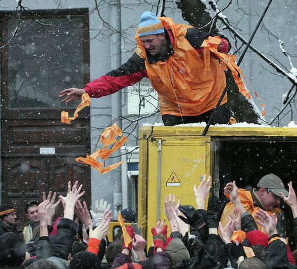 Оранжевая революция в Киеве. 2004 год Оранжевая революция в Киеве. 2004 год