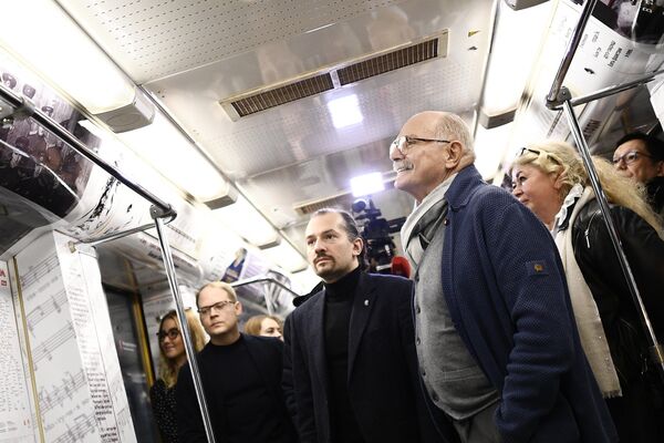 Запуск тематического поезда, посвященного Сергею Михалкову Запуск тематического поезда, посвященного Сергею Михалкову