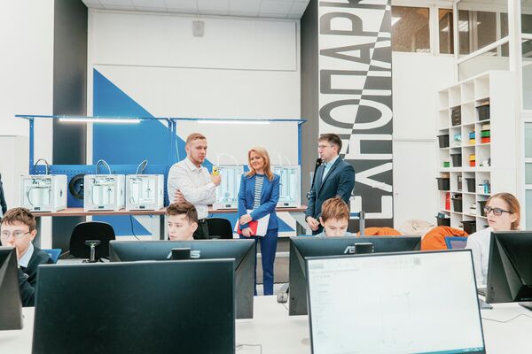 В технопарке МАИ Траектория взлета открыли новые детские лаборатории В технопарке МАИ Траектория взлета открыли новые детские лаборатории