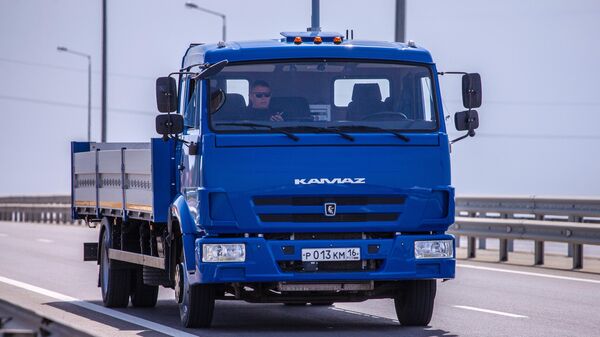 Тестовые испытания беспилотного грузового автомобиля КамАЗ