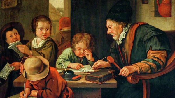 Ян Стен. Школьный учитель. 1668 Ян Стен. Школьный учитель. 1668