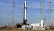 Ракета Falcon 9 на военно-воздушной станции мыса Канаверал