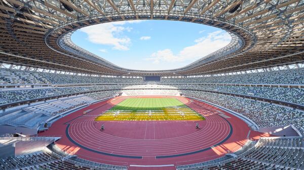 Олимпийский стадион в Токио
