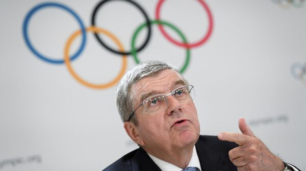 Глава Международного олимпийского комитета (МОК) Томас Бах
