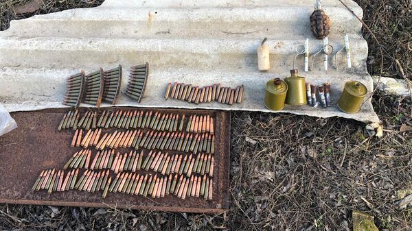 Боеприпасы, обнаруженные на востоке Крыма Боеприпасы, обнаруженные на востоке Крыма