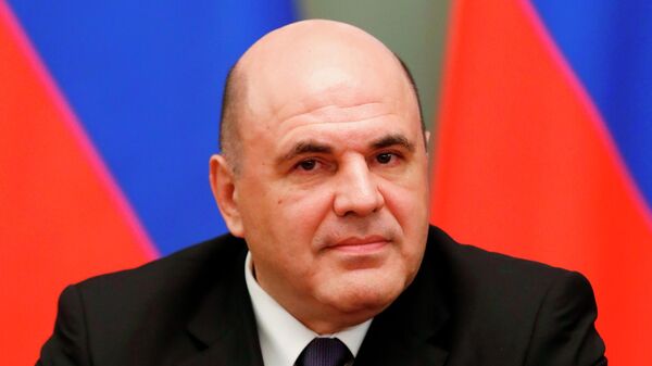 Председатель правительства РФ Михаил Мишустин во время встречи с членами российского правительства Председатель правительства РФ Михаил Мишустин во время встречи с членами российского правительства