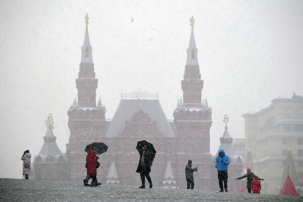 Снег в Москве Снег в Москве