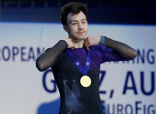 Российский фигурист Дмитрий Алиев Российский фигурист Дмитрий Алиев