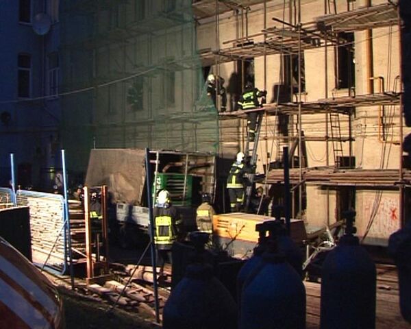 Здание обрушилось на Старом Арбате. Один человек погиб Здание обрушилось на Старом Арбате. Один человек погиб