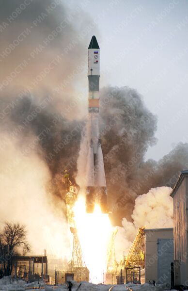 Пуск РН Союз-У с грузовым транспортным кораблем Прогресс М-66 осуществлен с космодрома Байконур Пуск РН Союз-У с грузовым транспортным кораблем Прогресс М-66 осуществлен с космодрома Байконур