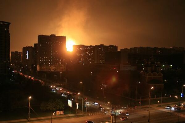 Взрыв газопровода на Мичуринском проспекте Взрыв газопровода на Мичуринском проспекте