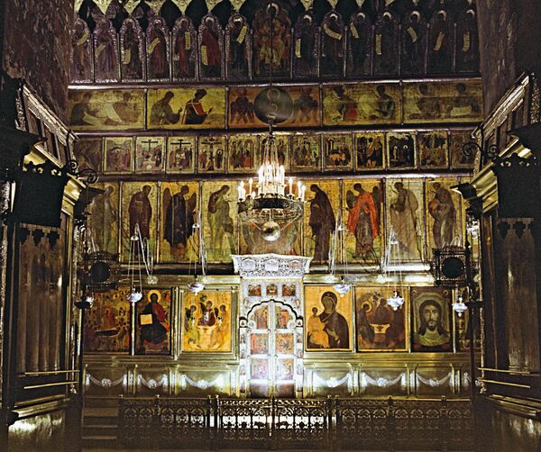 Иконостас Троицкого собора Троице-Сергиевой лавры Иконостас Троицкого собора Троице-Сергиевой лавры
