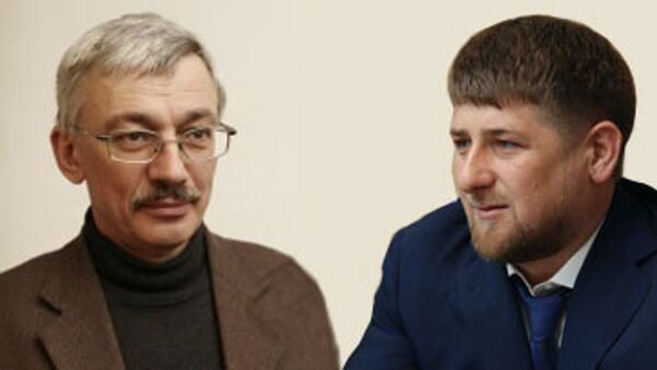 Рамзан Кадырови и Олег Орлов Рамзан Кадырови и Олег Орлов