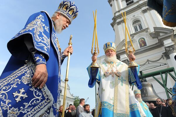 Патриарх Кирилл посетил Почаевскую Лавру в Тернопольской области Украины Патриарх Кирилл посетил Почаевскую Лавру в Тернопольской области Украины