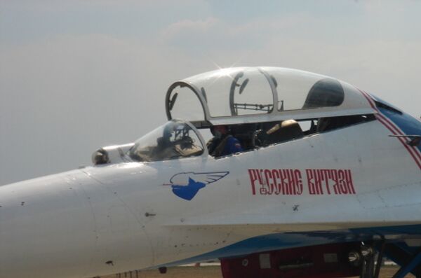 Игорь Ткаченко в Су-27 Игорь Ткаченко в Су-27