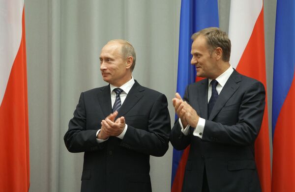 Премьер-министр РФ В.Путин во время рабочего визита в Польшу Премьер-министр РФ В.Путин во время рабочего визита в Польшу
