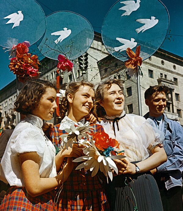 Празднование 1 Мая в Москве Празднование 1 Мая в Москве