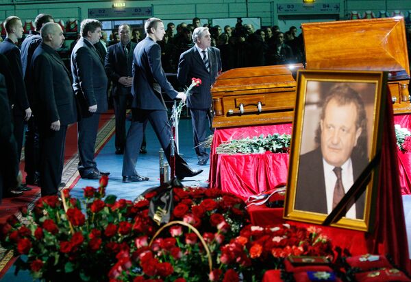 Прощание с Шабтаем Калмановичем в подмосквном Видном Прощание с Шабтаем Калмановичем в подмосквном Видном