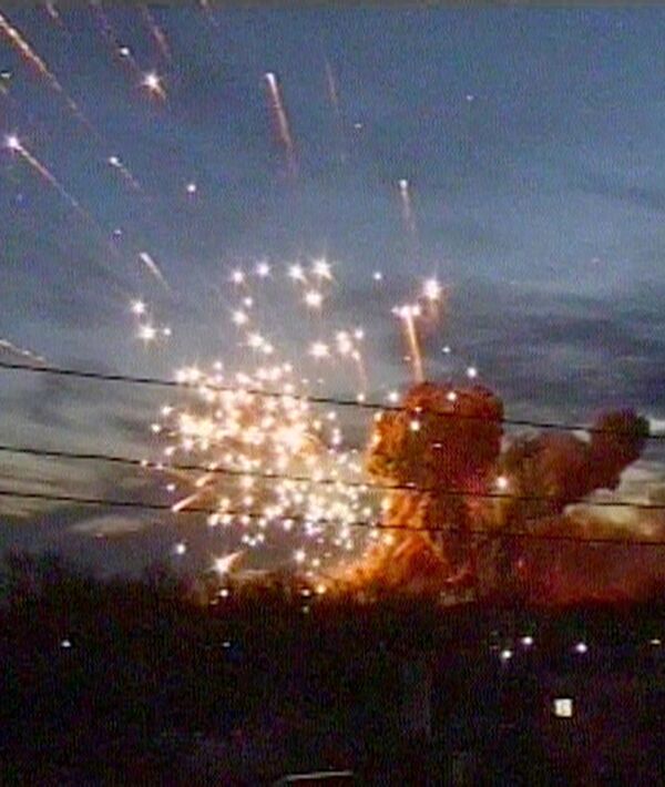 Пожар на складе артснарядов в Ульяновске Пожар на складе артснарядов в Ульяновске