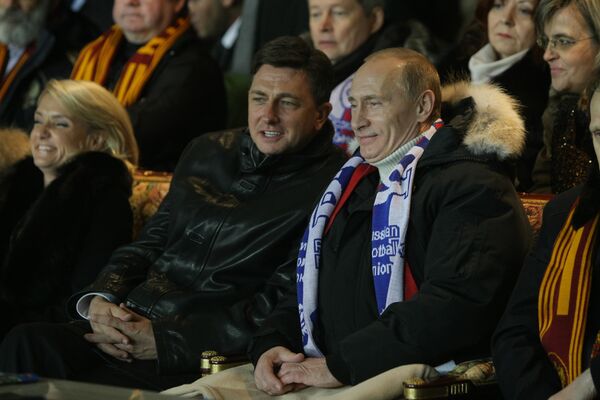Владимир Путин (справа) и Борут Пахор Владимир Путин (справа) и Борут Пахор