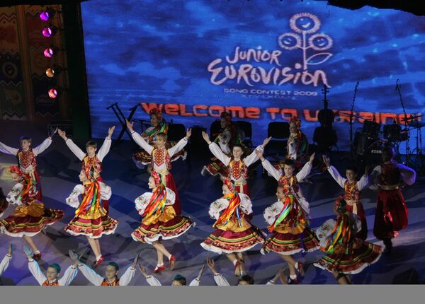 Детский песенный конкурс Евровидение-2009 открылся в Киеве Детский песенный конкурс Евровидение-2009 открылся в Киеве