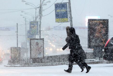Снегопад в Москве Снегопад в Москве