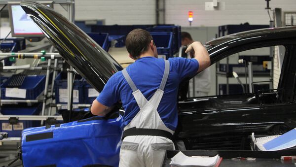 Работа завода Volkswagen в Калуге. Архив Работа завода Volkswagen в Калуге. Архив