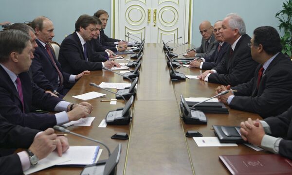 Встреча премьер-министра РФ Владимира Путина с министром энергетики и нефти Венесуэлы Встреча премьер-министра РФ Владимира Путина с министром энергетики и нефти Венесуэлы
