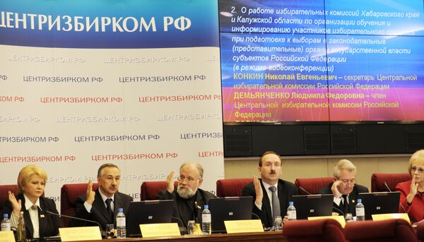 Заседание Центризбиркома РФ. Архив Заседание Центризбиркома РФ. Архив