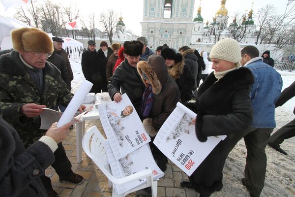 Предвыборная агитация в Киеве Предвыборная агитация в Киеве