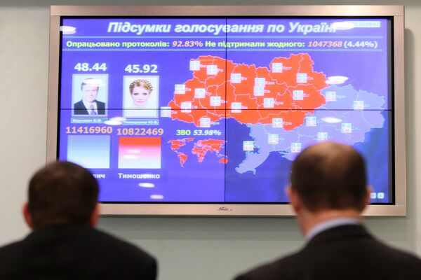 Подсчет голосов на втором туре выборов президента Украины Подсчет голосов на втором туре выборов президента Украины
