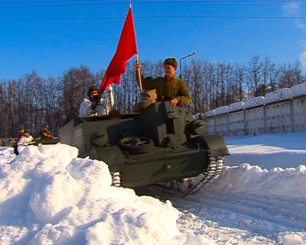 Враг отброшен на подступах к Москве - реконструкция событий 1942 года Враг отброшен на подступах к Москве - реконструкция событий 1942 года