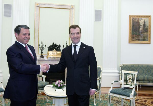 Встреча президента РФ и короля Иордании в Кремле Встреча президента РФ и короля Иордании в Кремле
