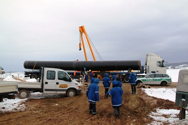 Строительство газопровода Nord Stream. Архив Строительство газопровода Nord Stream. Архив