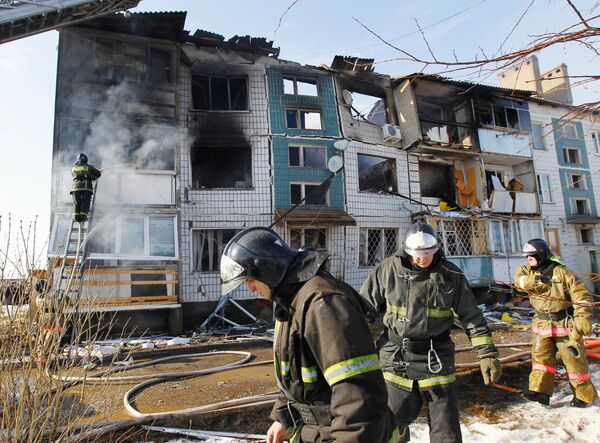 Взрыв газа в жилом доме в Подмосковье Взрыв газа в жилом доме в Подмосковье