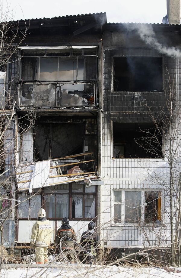 Взрыв газа в жилом доме в Подмосковье Взрыв газа в жилом доме в Подмосковье