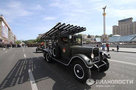 Генеральная репетиция соместного парада войск в Киеве Генеральная репетиция соместного парада войск в Киеве