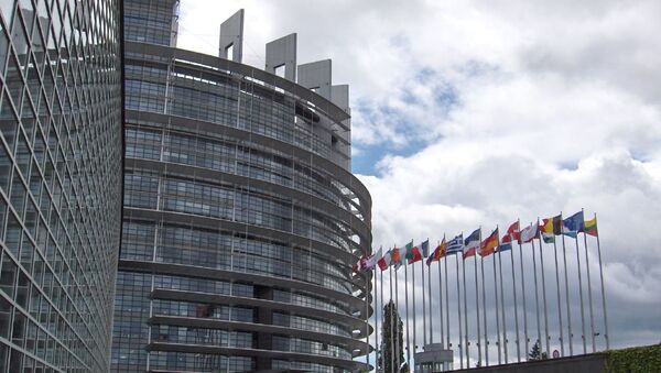Здание Европейского парламента в Страсбурге. Архивное фото Здание Европейского парламента в Страсбурге. Архивное фото