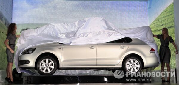 Презентация нового седана марки Volkswagen Презентация нового седана марки Volkswagen
