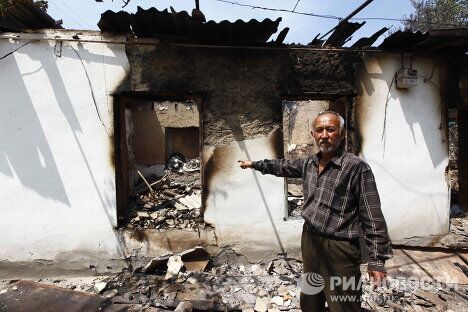 Обстановка в городе Ош на юге Киргизии Обстановка в городе Ош на юге Киргизии