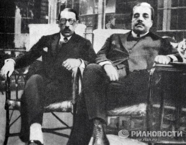 Сергей Дягилев и Игорь Стравинский Сергей Дягилев и Игорь Стравинский