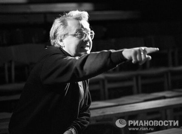 Табаков на репитиции Табаков на репитиции