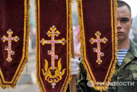 Празднование Дня Воздушно-десантных войск в Москве Празднование Дня Воздушно-десантных войск в Москве