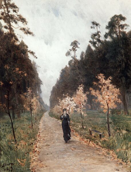 Картина И.Левитана Осенний день. Сокольники. 1879 г. Картина И.Левитана Осенний день. Сокольники. 1879 г.