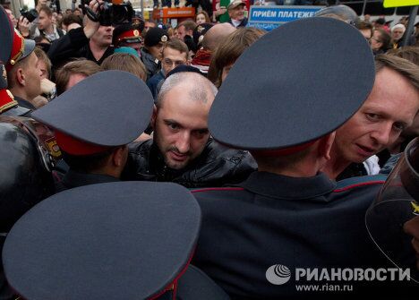 Задержаны участники несанкционированной акции в защиту 31-й статьи Конституции Задержаны участники несанкционированной акции в защиту 31-й статьи Конституции